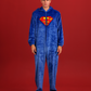 Men's Superman-print onesie