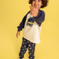 Boys' raglan pajamas with Batwheels print