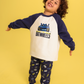Boys' raglan pajamas with Batwheels print