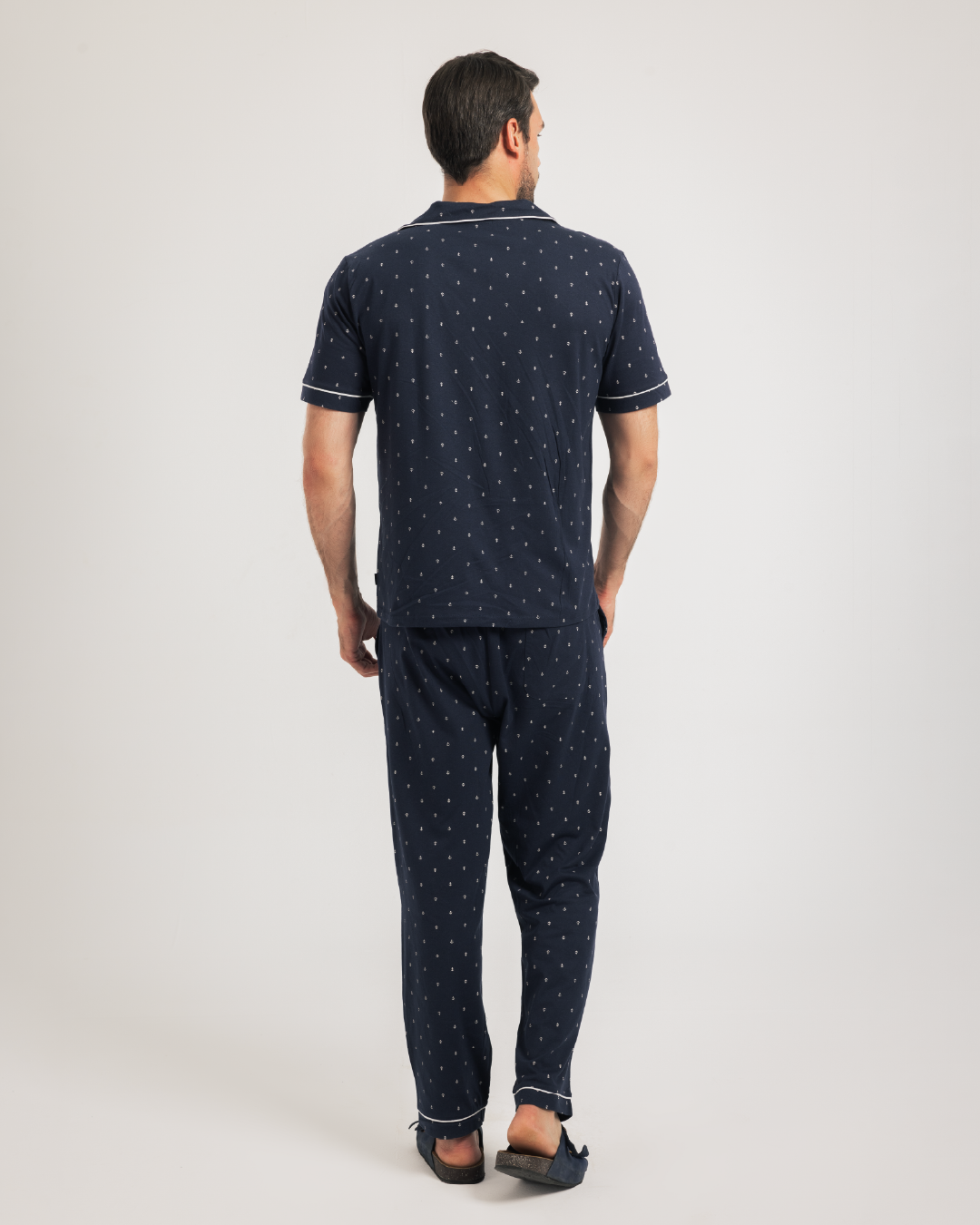 Anchors بيجاما رجالي بزراير