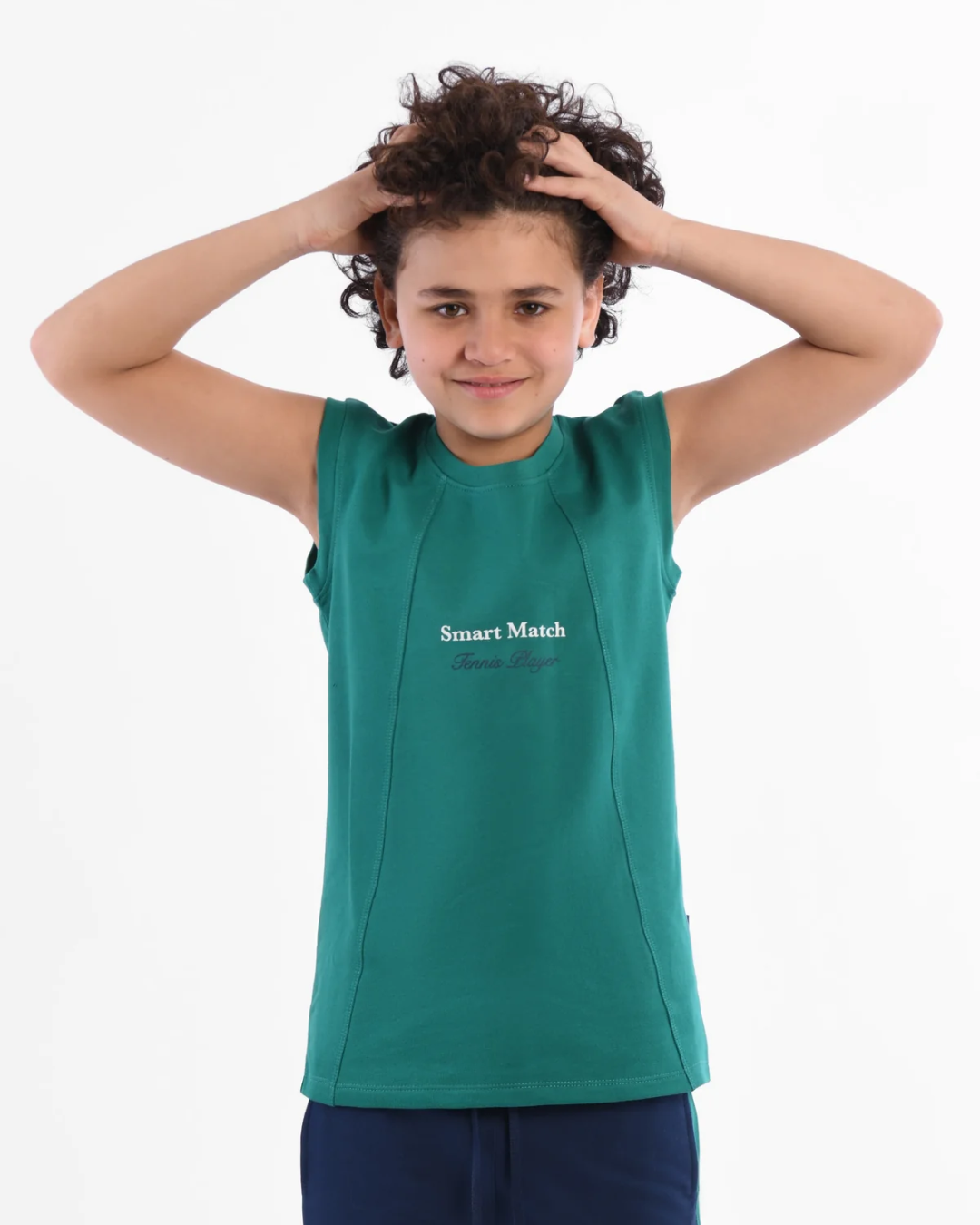 Tennis Club بيجامه اولادي تيشرت كت وشورت مطبوع