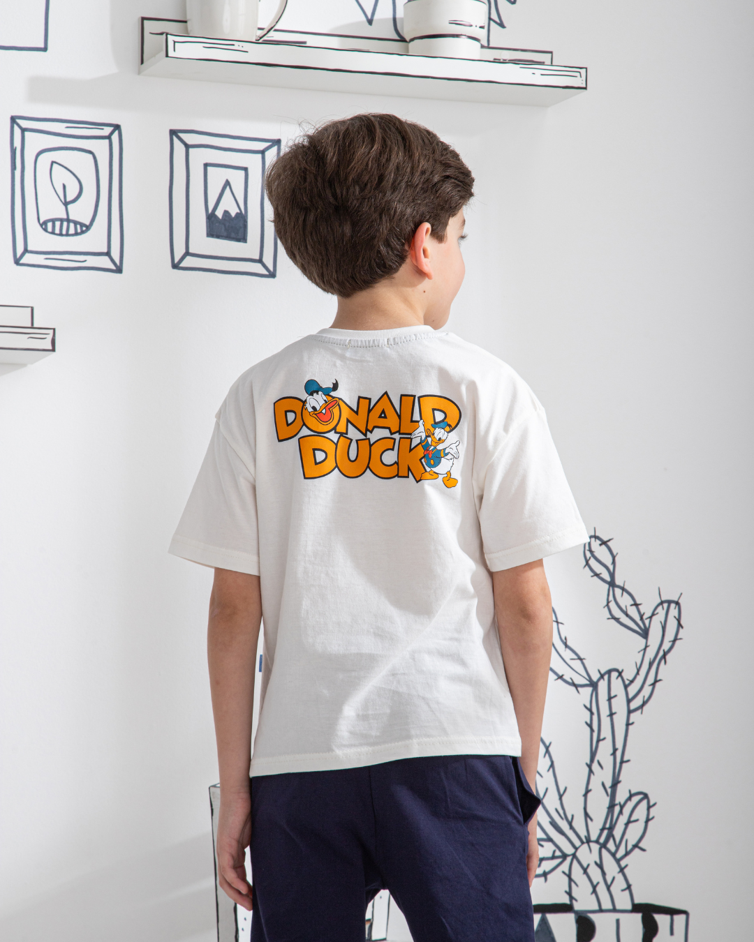 Donald Duck بيجاما أولادي نُص كُم