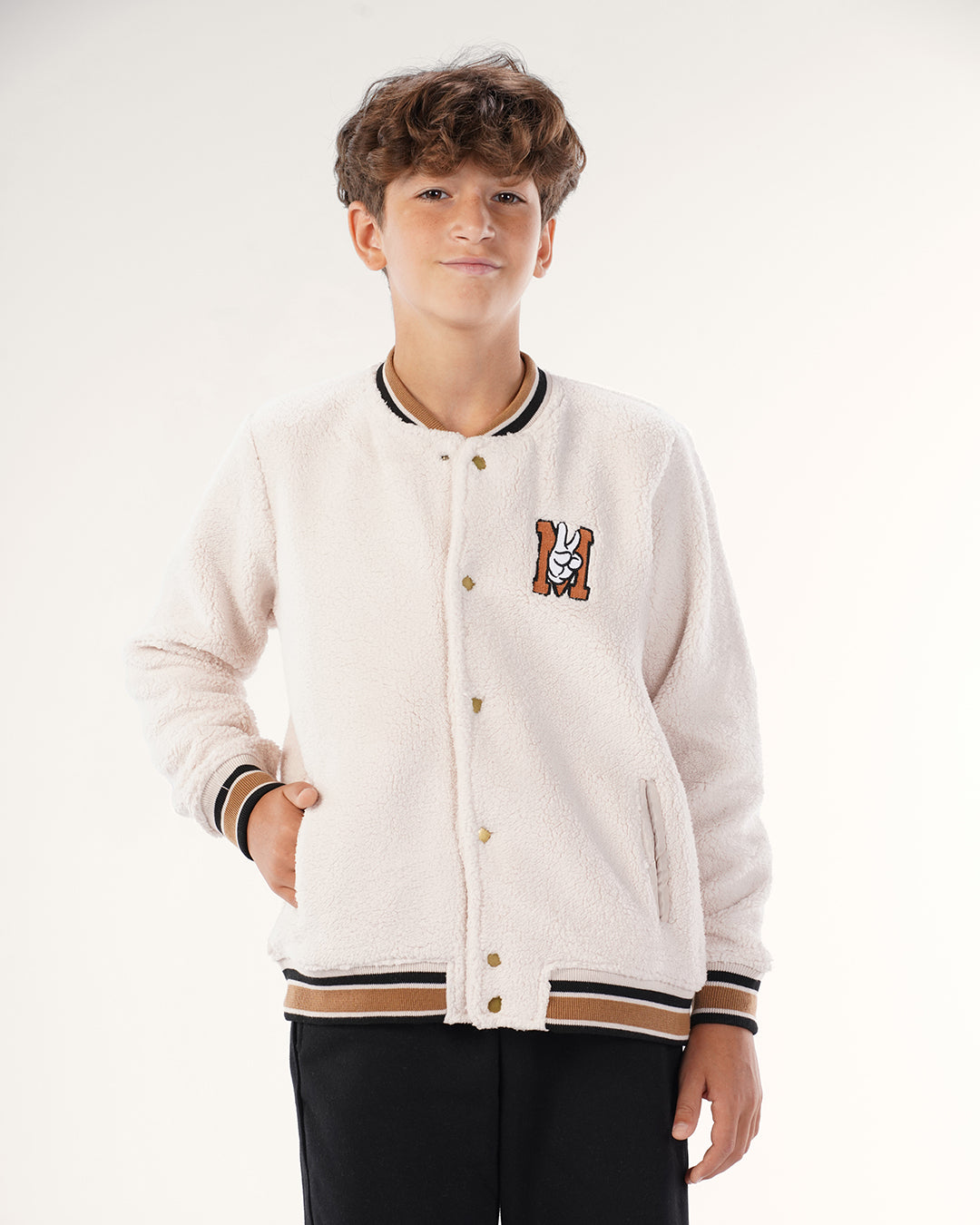 طقم بنطلون و جاكيت بيسبول بكباسين