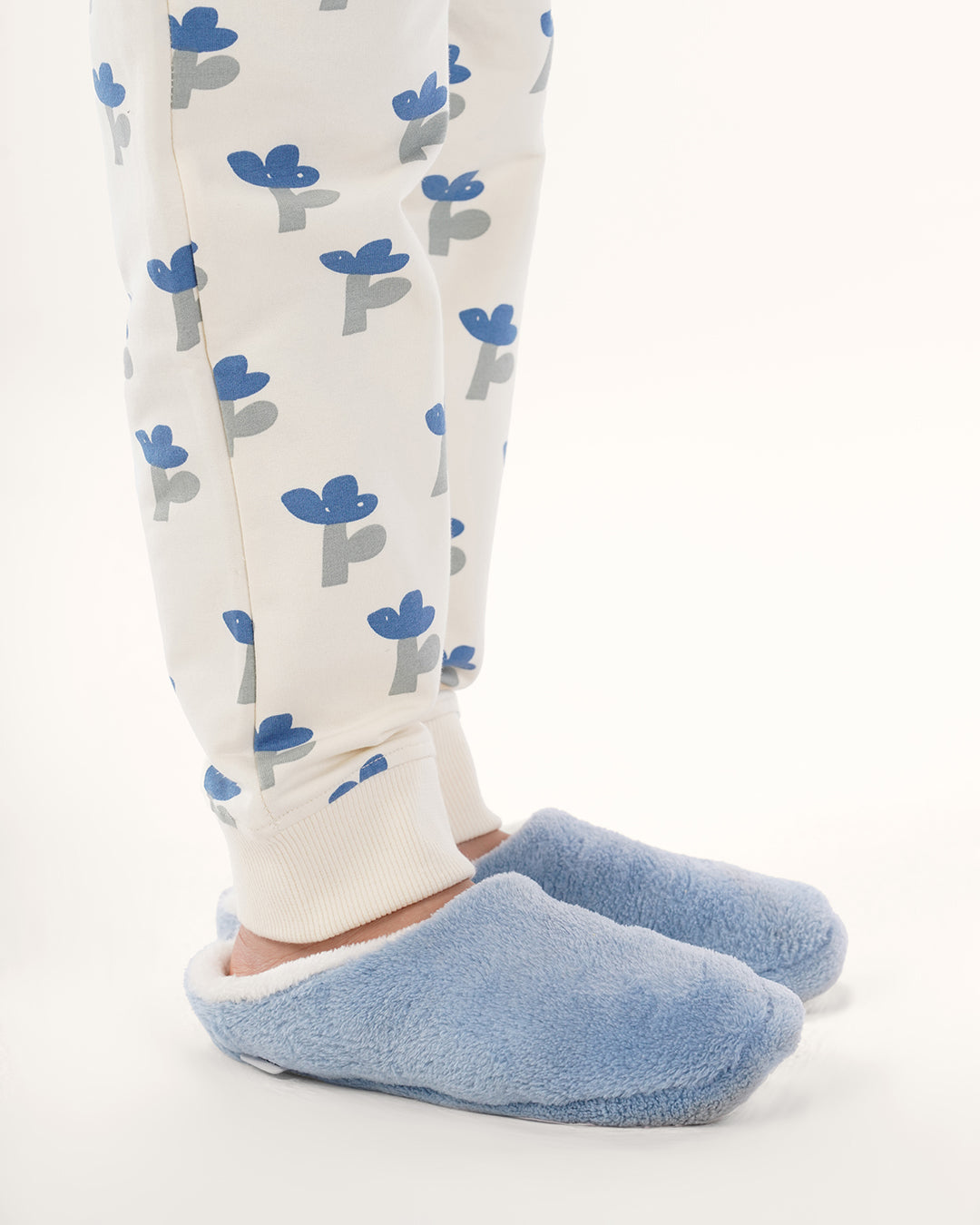 بيجاما كم طويل ورود مرحة