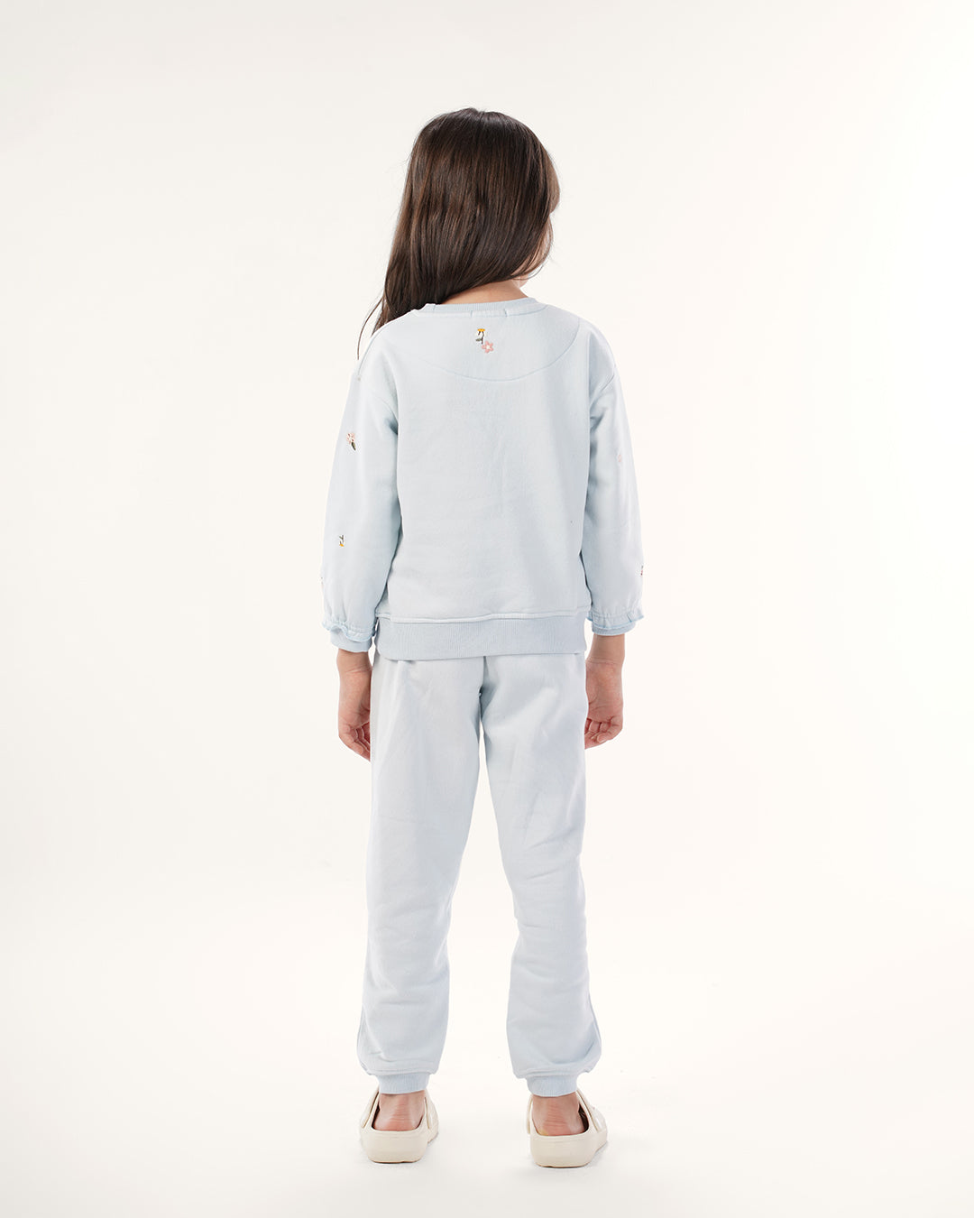 بيجاما كم طويل أزهار الشتاء