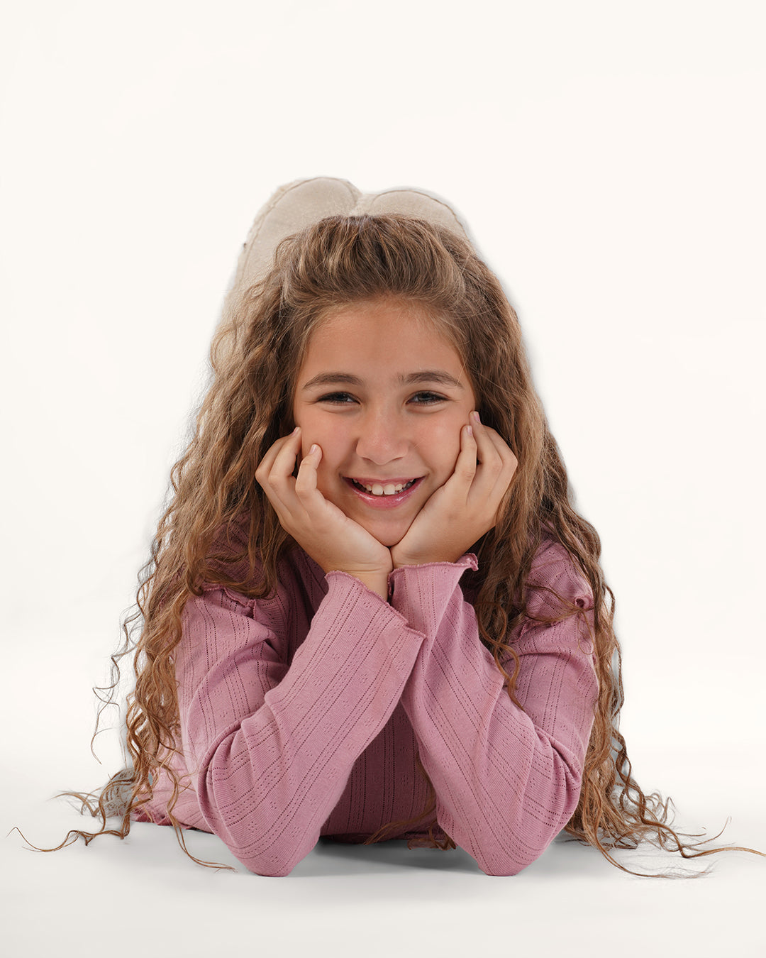 بيجامه بنطلون بونتيل بكرنشه على الكتف