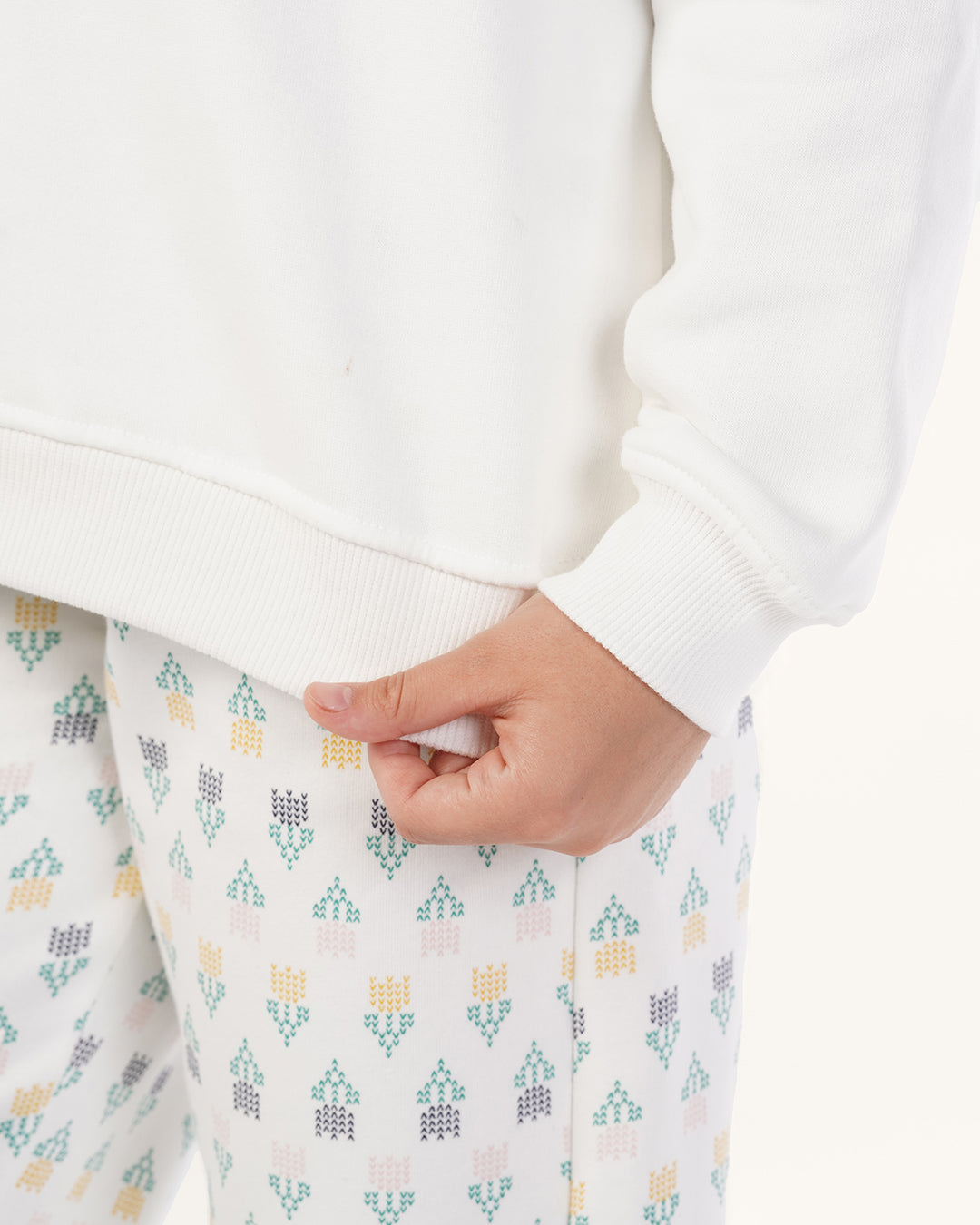 بيجاما زهور دافئة