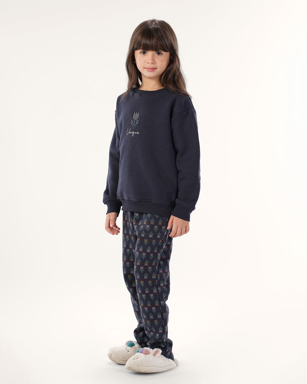 بيجاما زهور دافئة