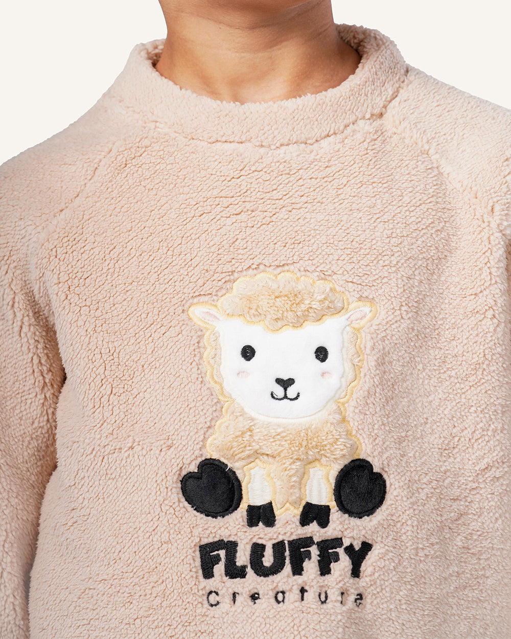 بيجاما كُم طويل الخروف السعيد