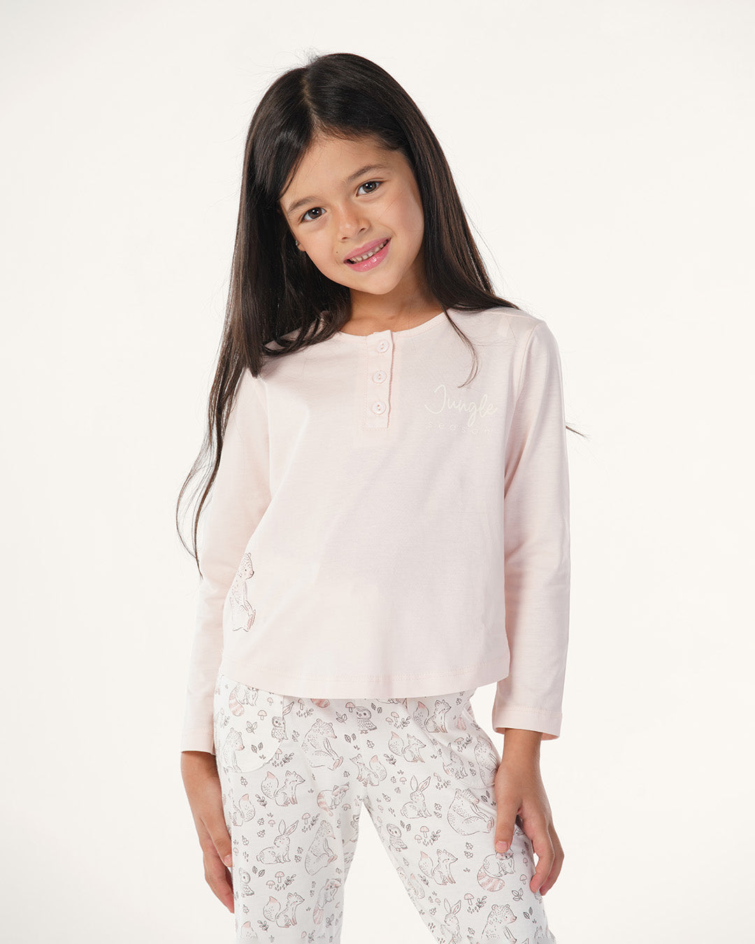 بيجاما بنطلون قطن بزراير