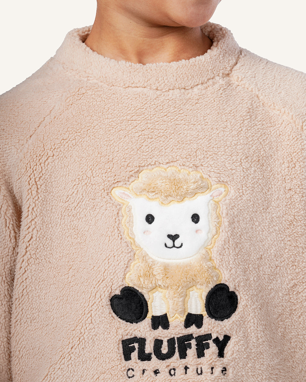 بيجاما كُم طويل الخروف السعيد