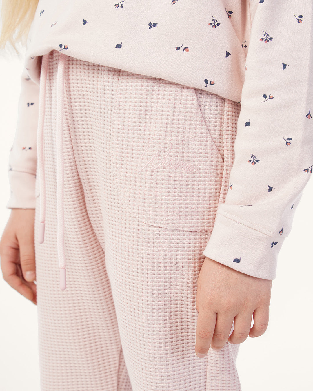 بيجاما بنطلون جاكارد و توب كُم طويل