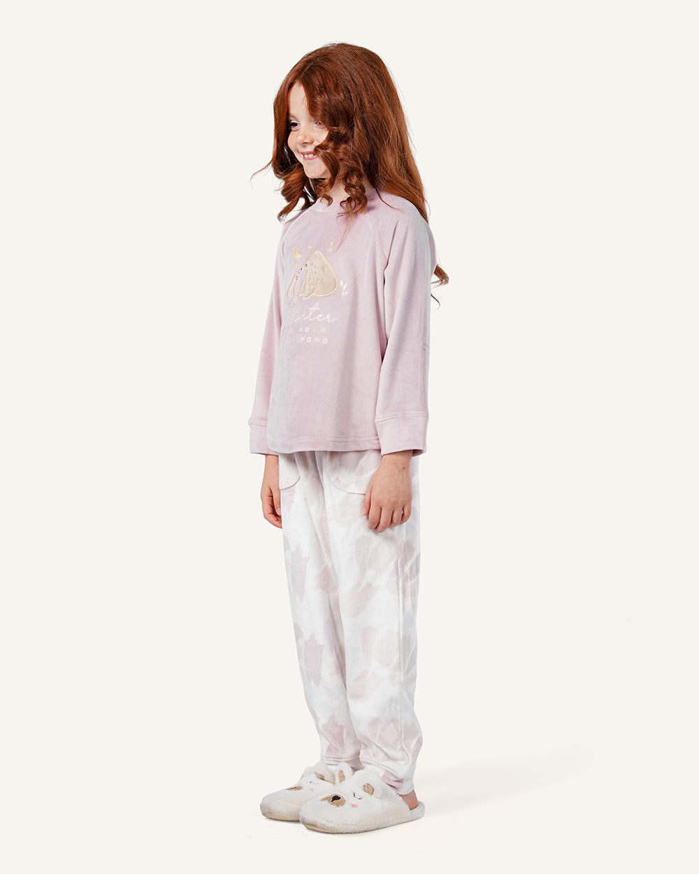 بيجاما كًم طويل و بنطلون  الوان متداخله