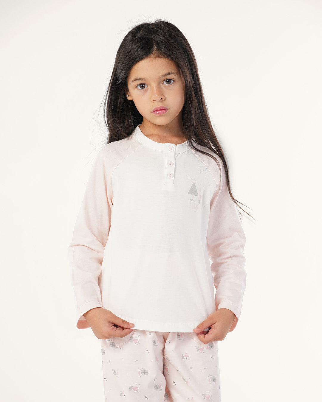 بيجاما بنطلون قطن و توب كم طويل الشتاء قريب