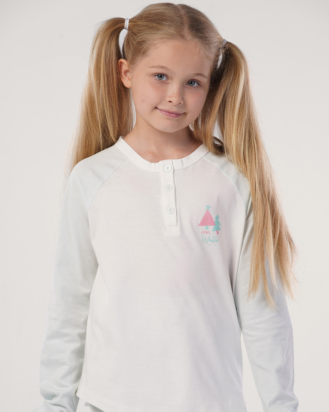 بيجاما بنطلون قطن و توب كم طويل الشتاء قريب