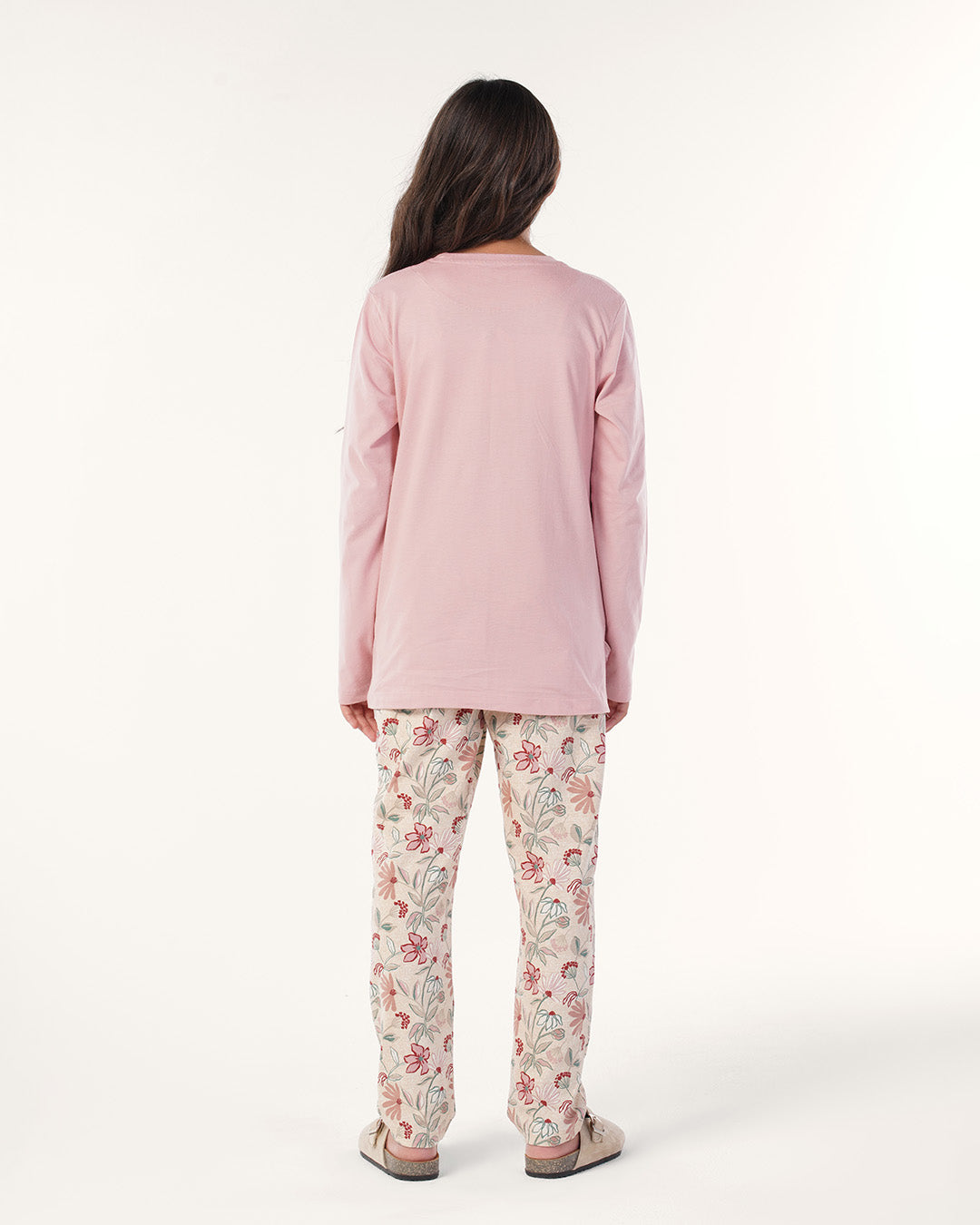 بيجاما بكم و بنطلون قطن ورود