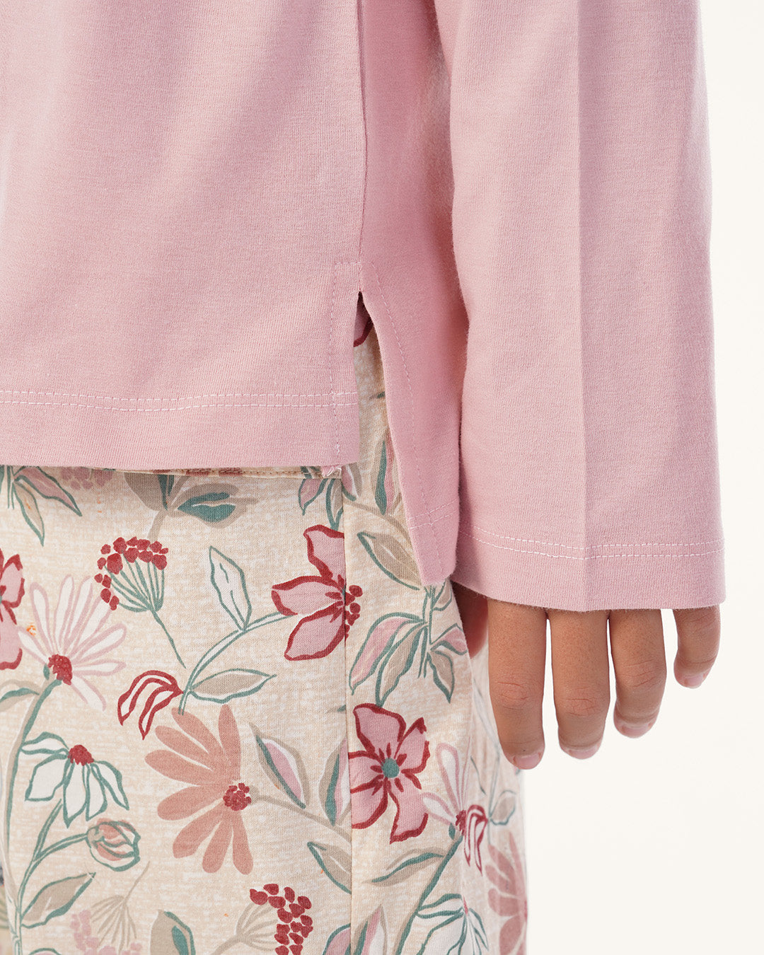 بيجاما بكم و بنطلون قطن ورود