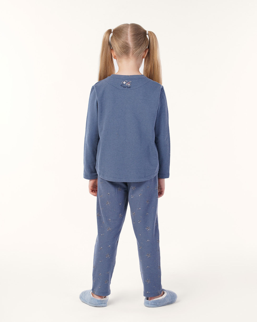 بيجاما بنطلون جاكارد و توب كًم طويل قنفيذ