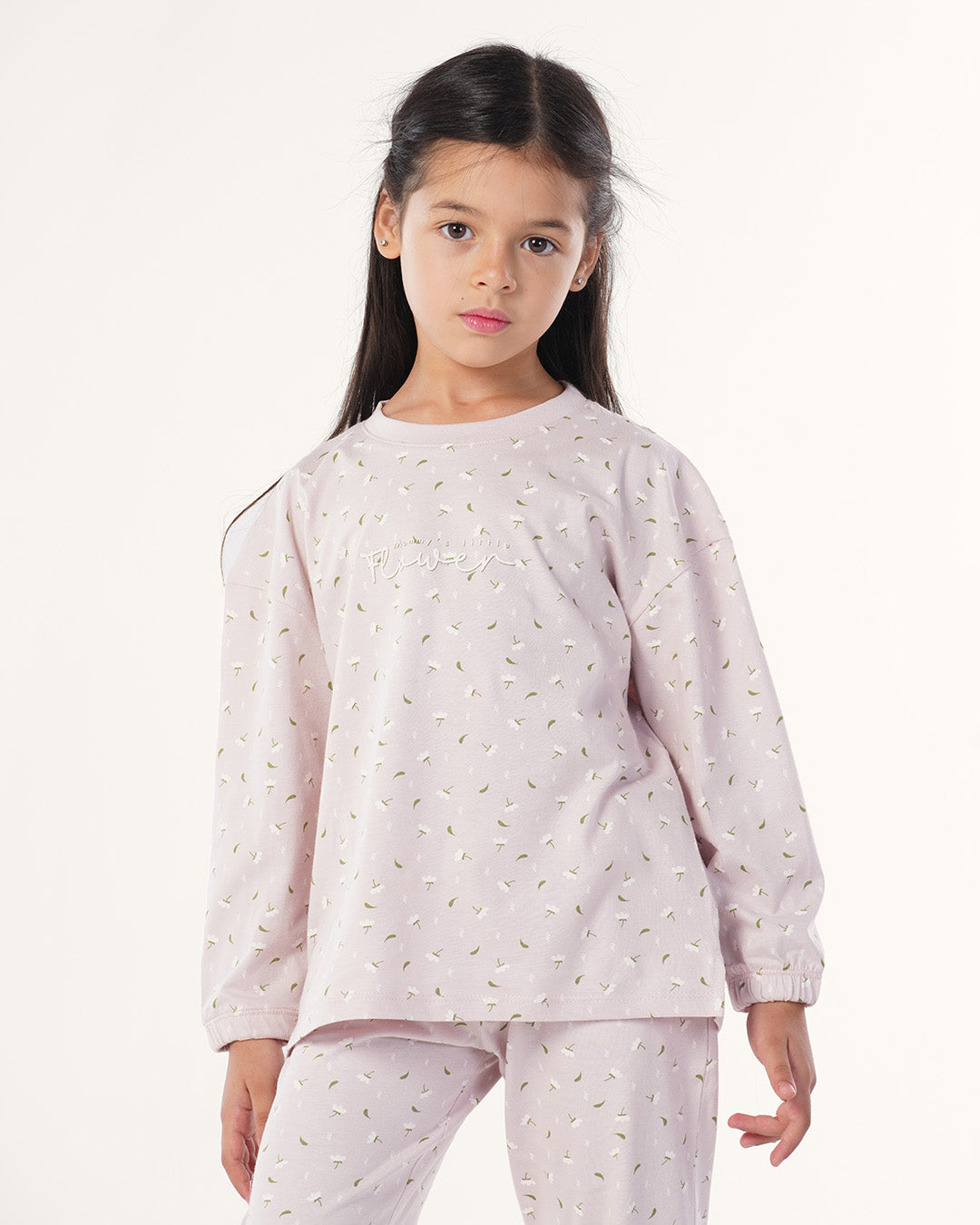 بيجاما بكم و بنطلون قطن ورود