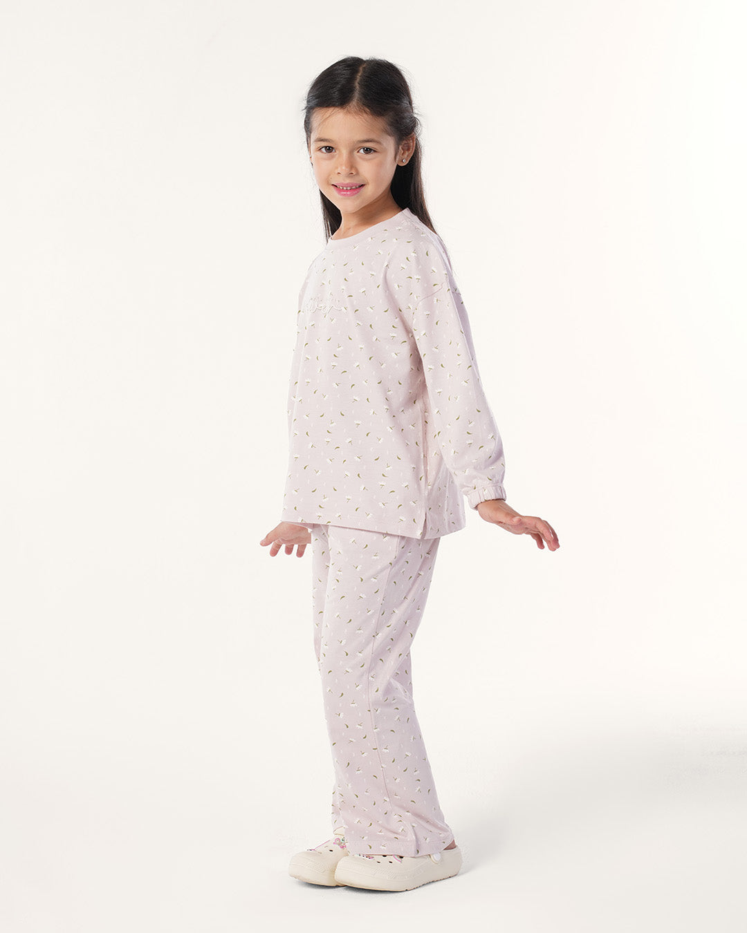 بيجاما بكم و بنطلون قطن ورود