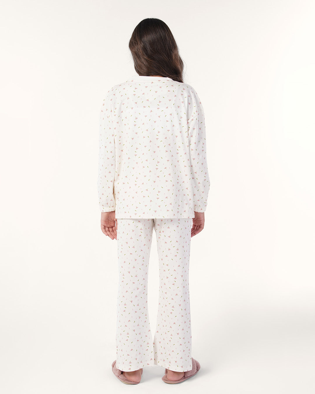 بيجاما بكم و بنطلون قطن ورود