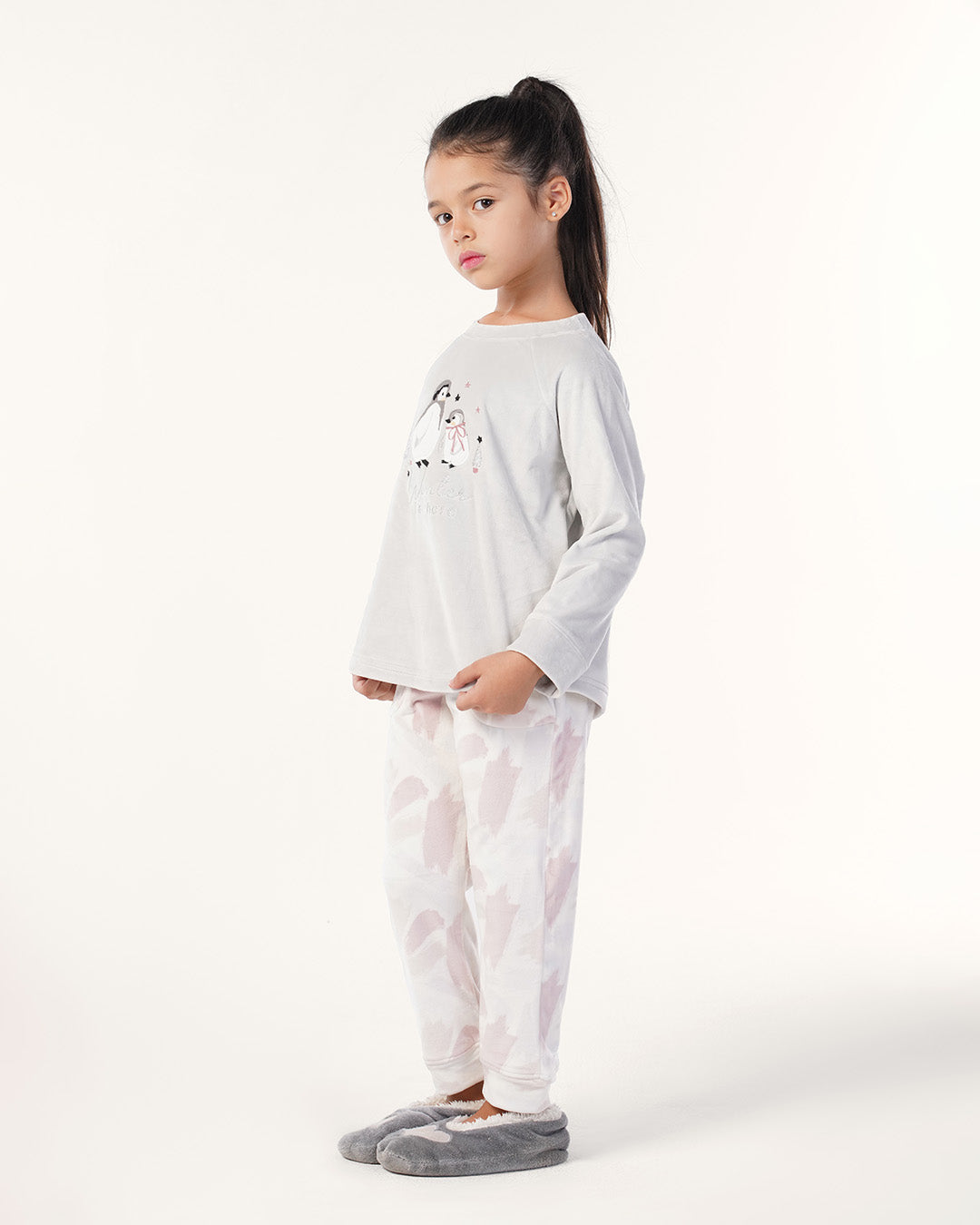 بيجاما كًم طويل و بنطلون  الوان متداخله