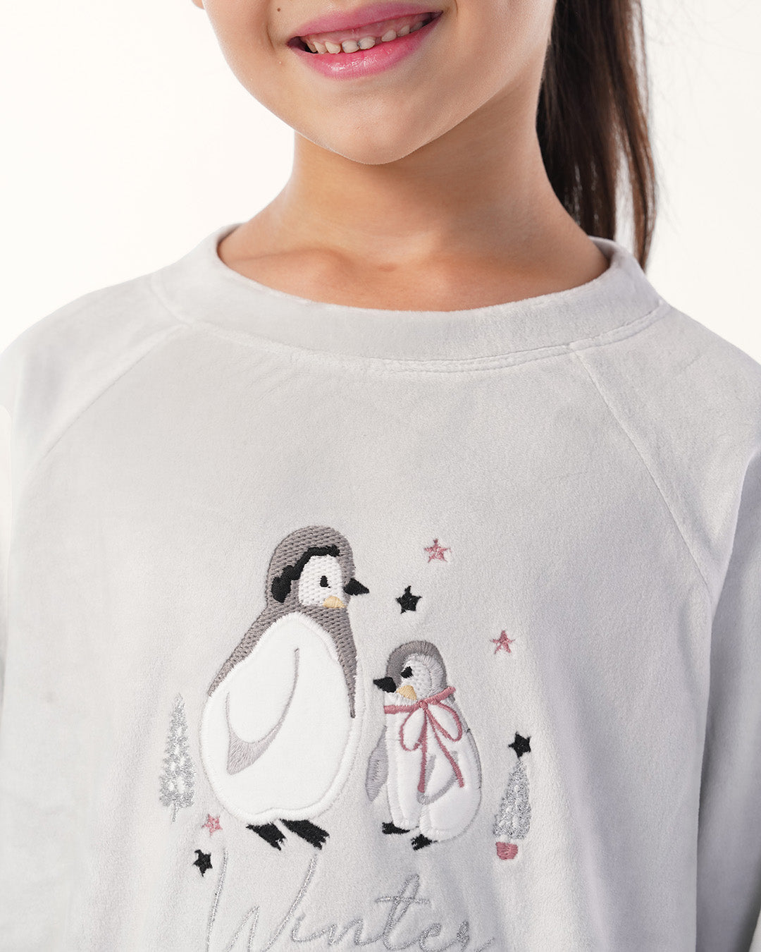 بيجاما كًم طويل و بنطلون  الوان متداخله