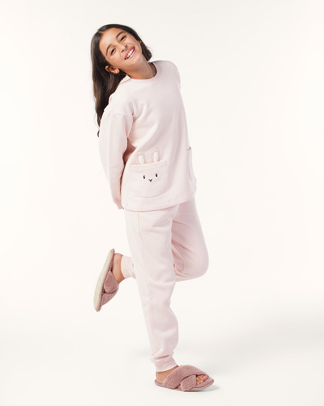 بيجاما بناتي بجيب ارنب