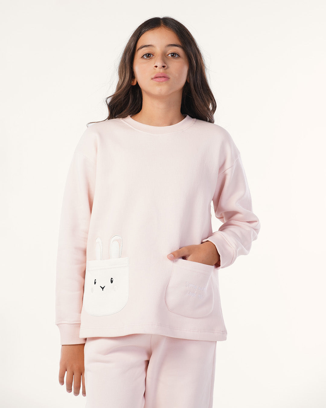 بيجاما بناتي بجيب ارنب