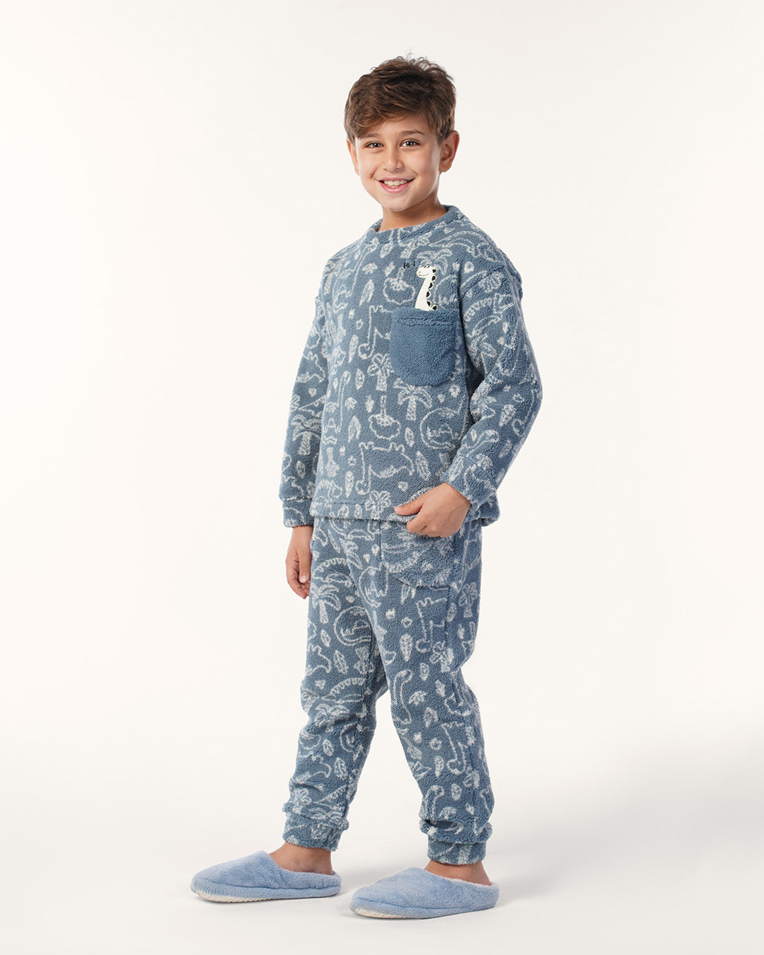Little Dinosaur Fleece Pajamas