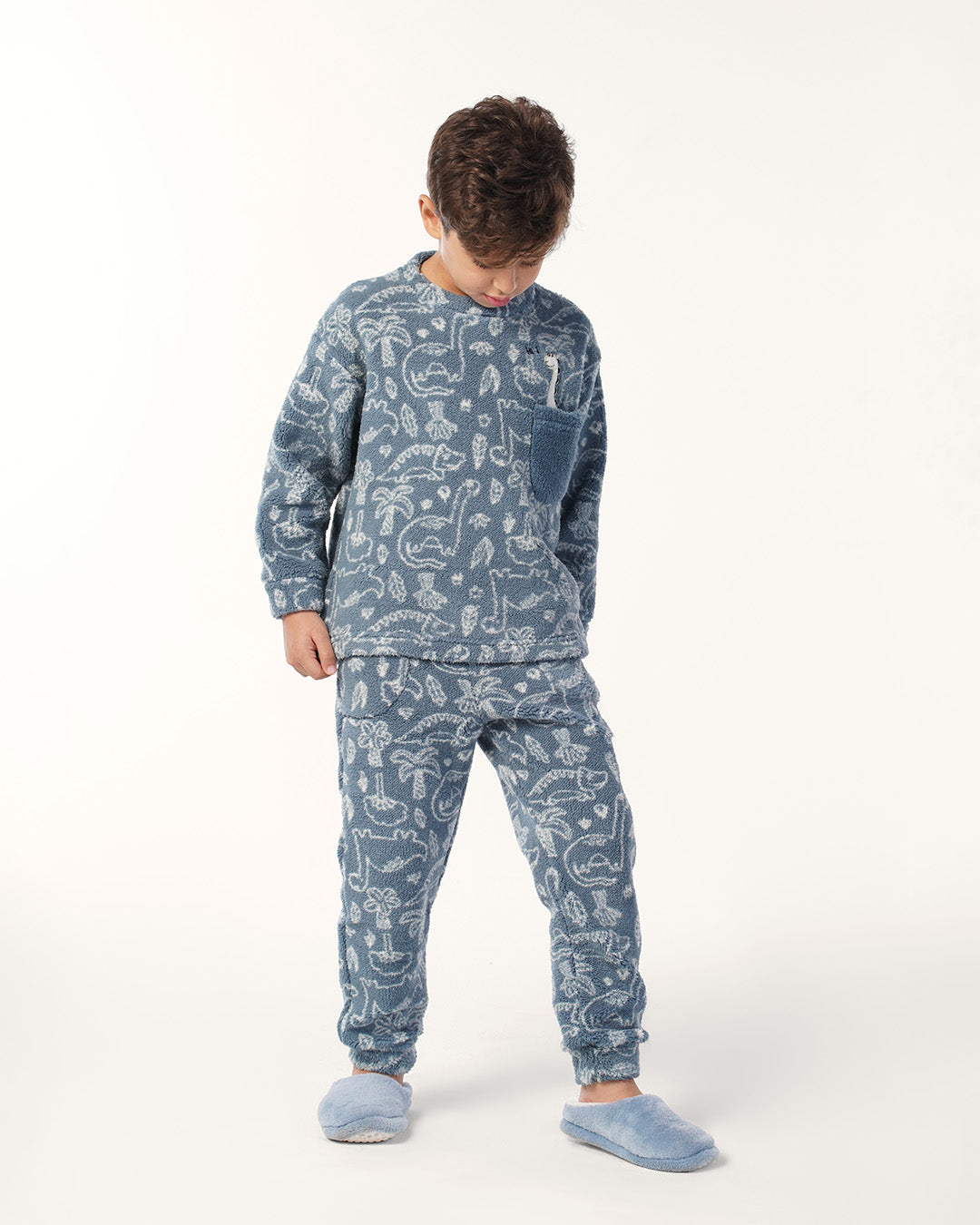 Little Dinosaur Fleece Pajamas