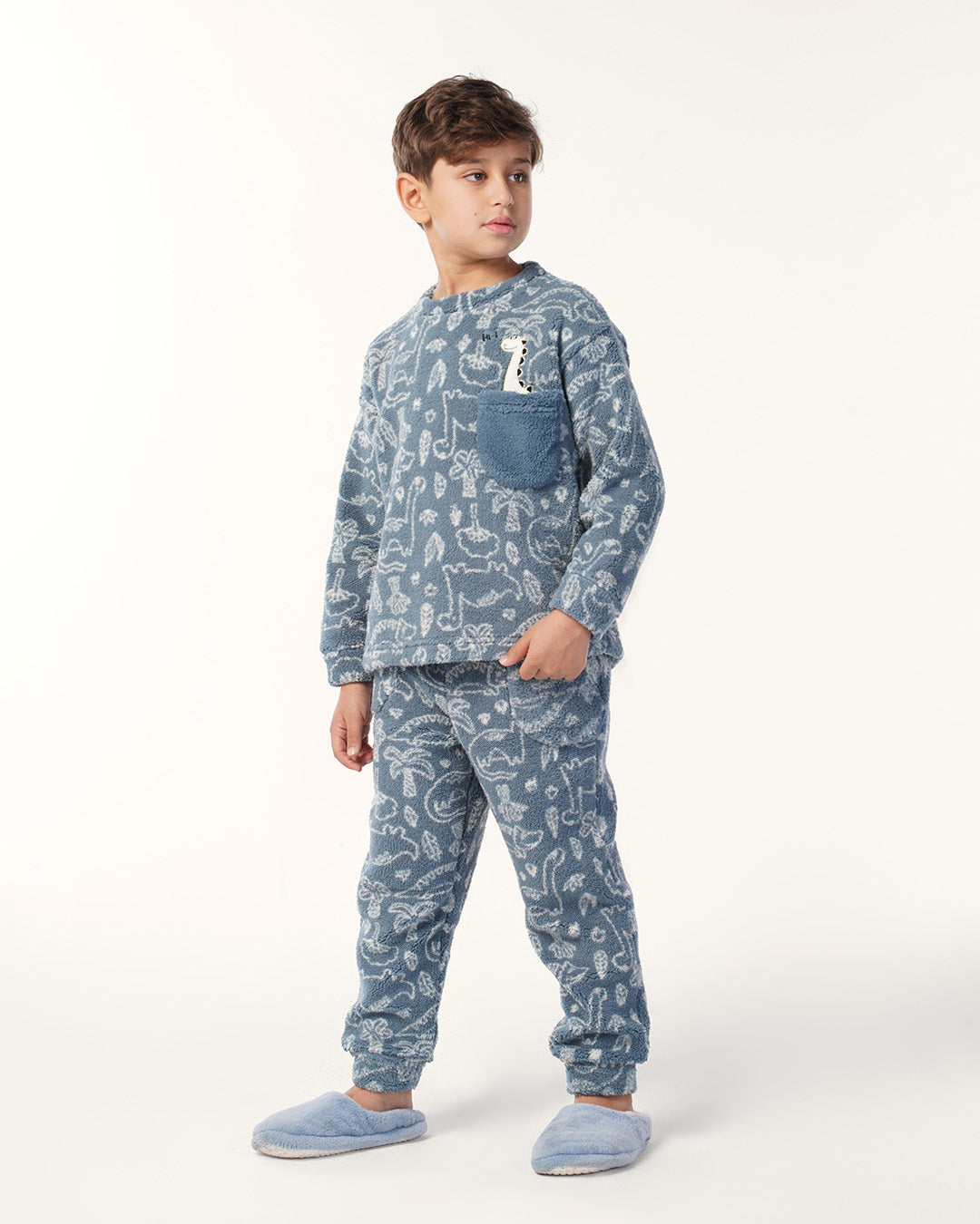 Little Dinosaur Fleece Pajamas