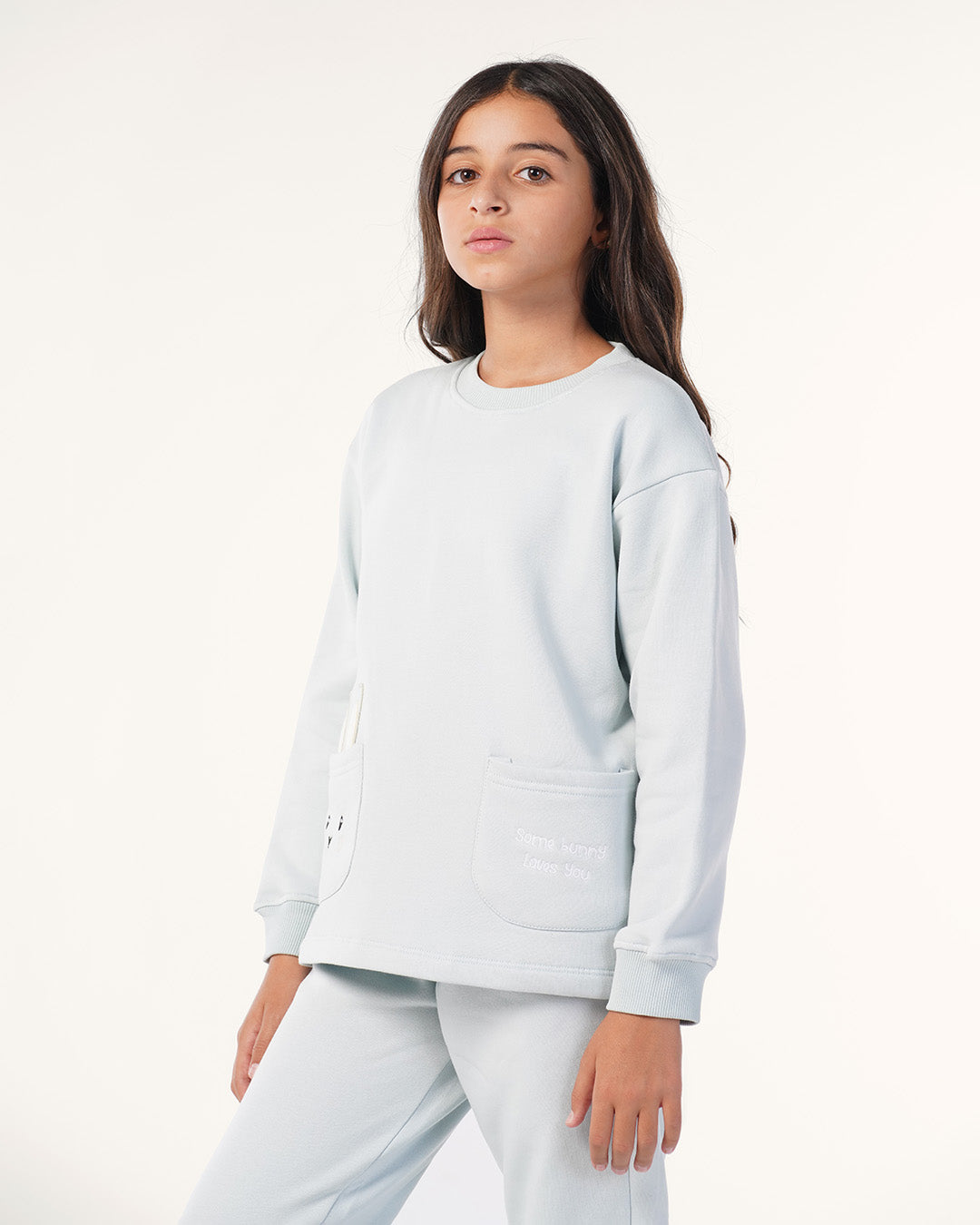 بيجاما بناتي بجيب ارنب