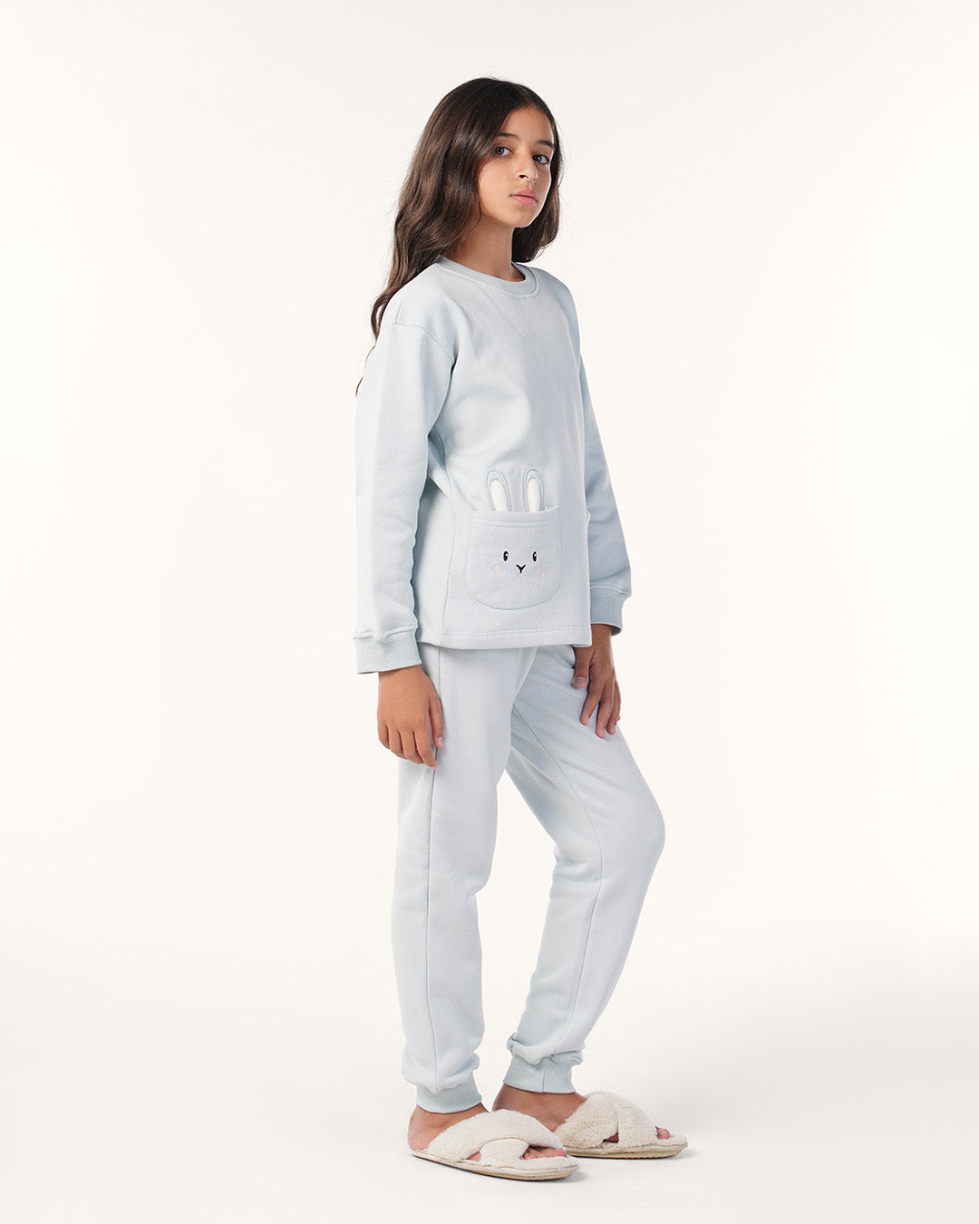 بيجاما بناتي بجيب ارنب