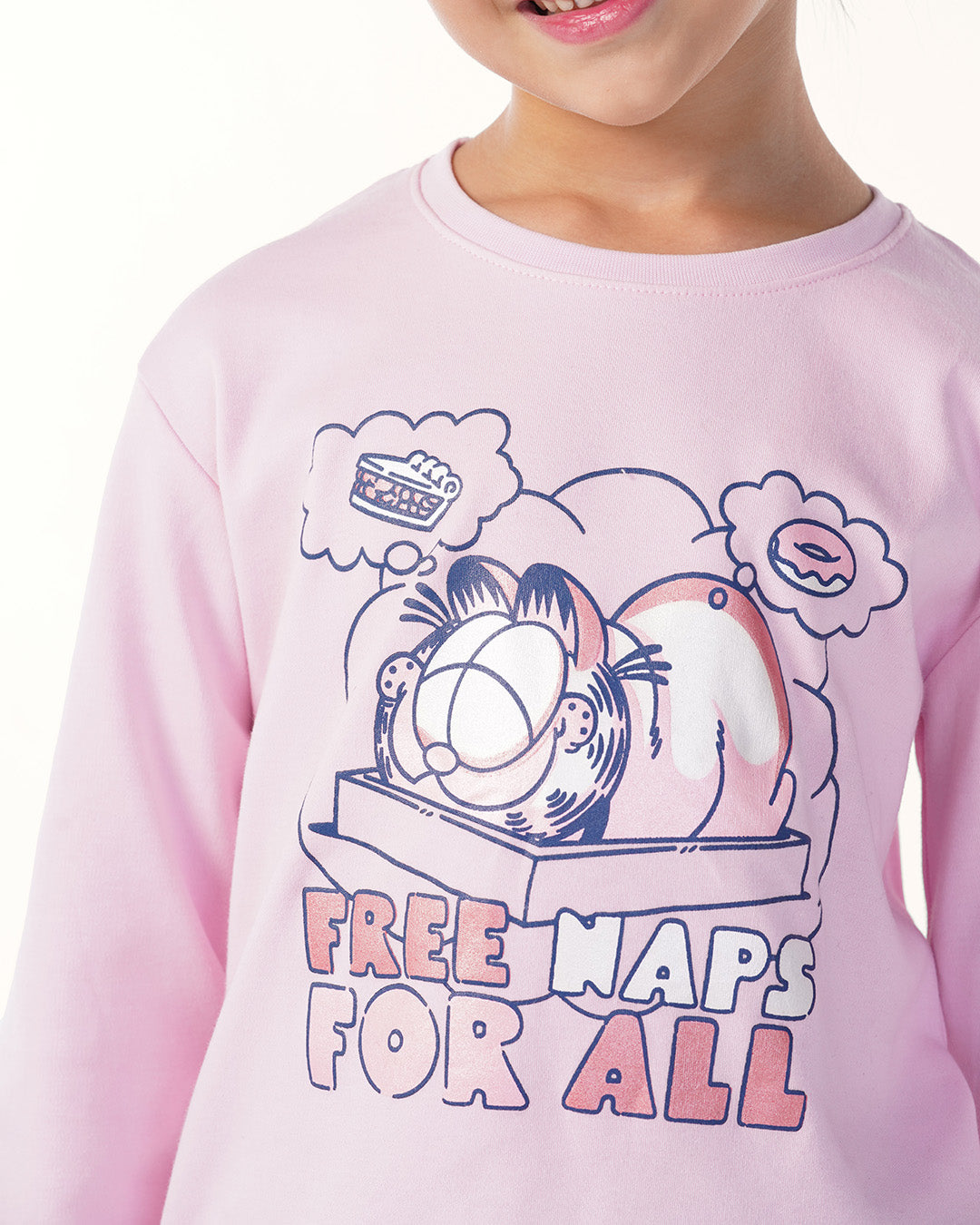 انترلوك Garfield طقم بناتي طباعة