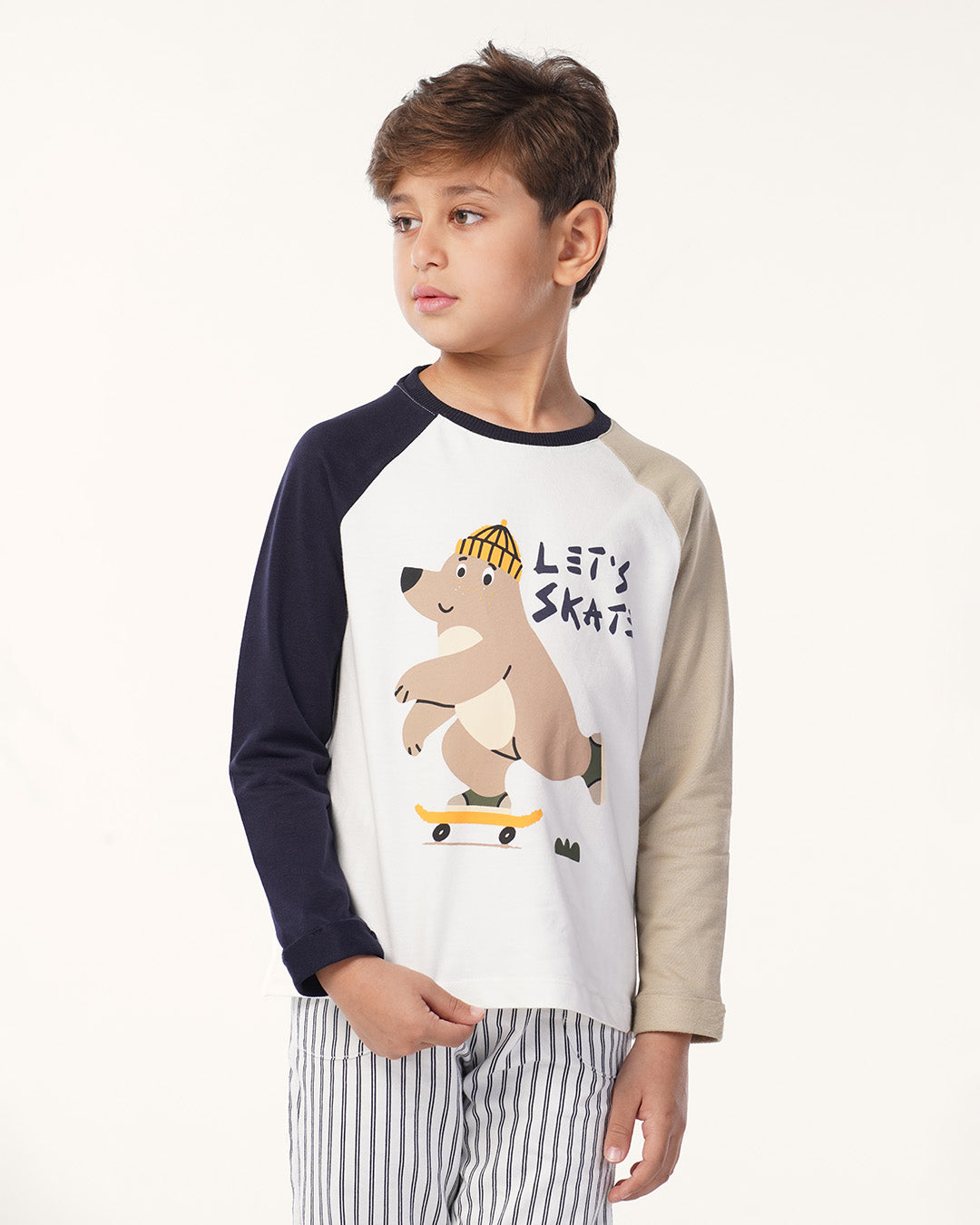 بيجاما بنطلون سمر ميلتون مخطط كُم رَجلان