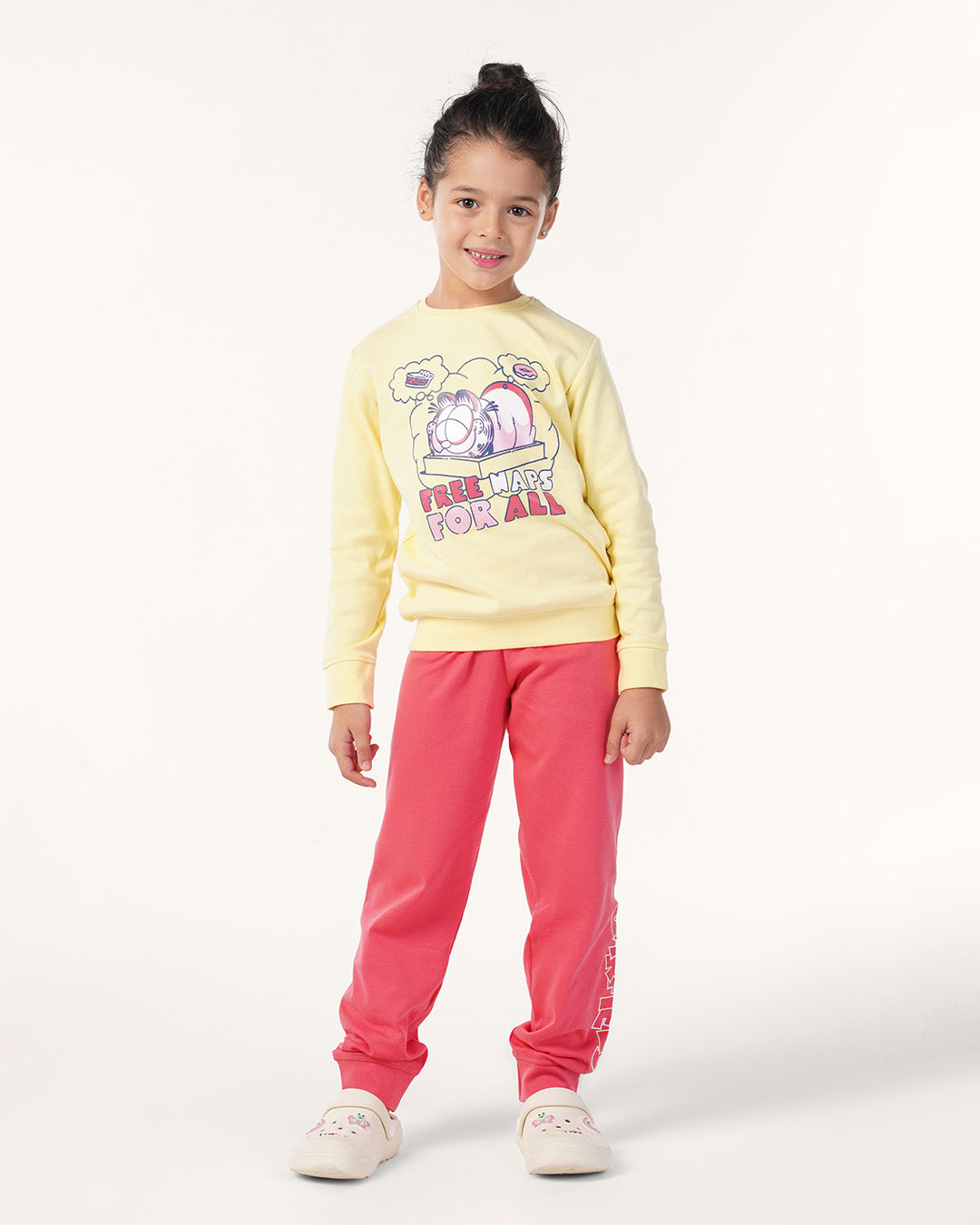 انترلوك Garfield طقم بناتي طباعة