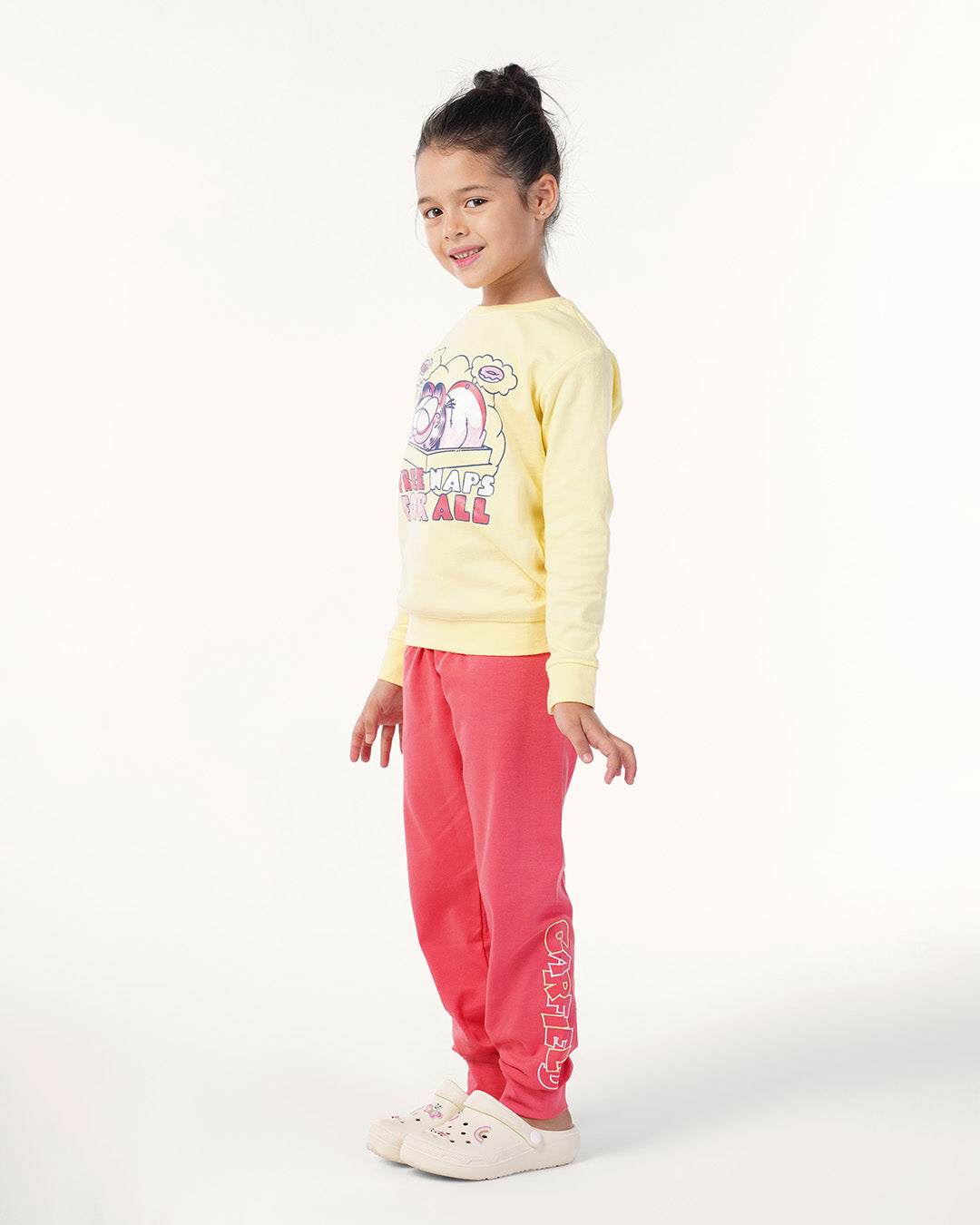 انترلوك Garfield طقم بناتي طباعة