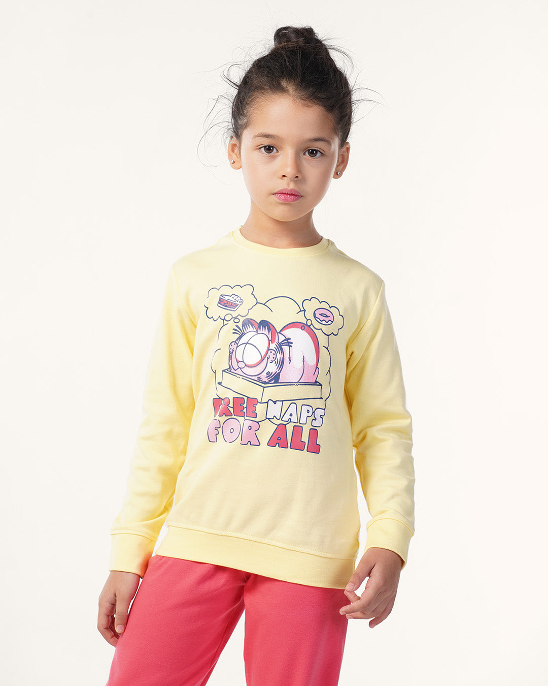 انترلوك Garfield طقم بناتي طباعة