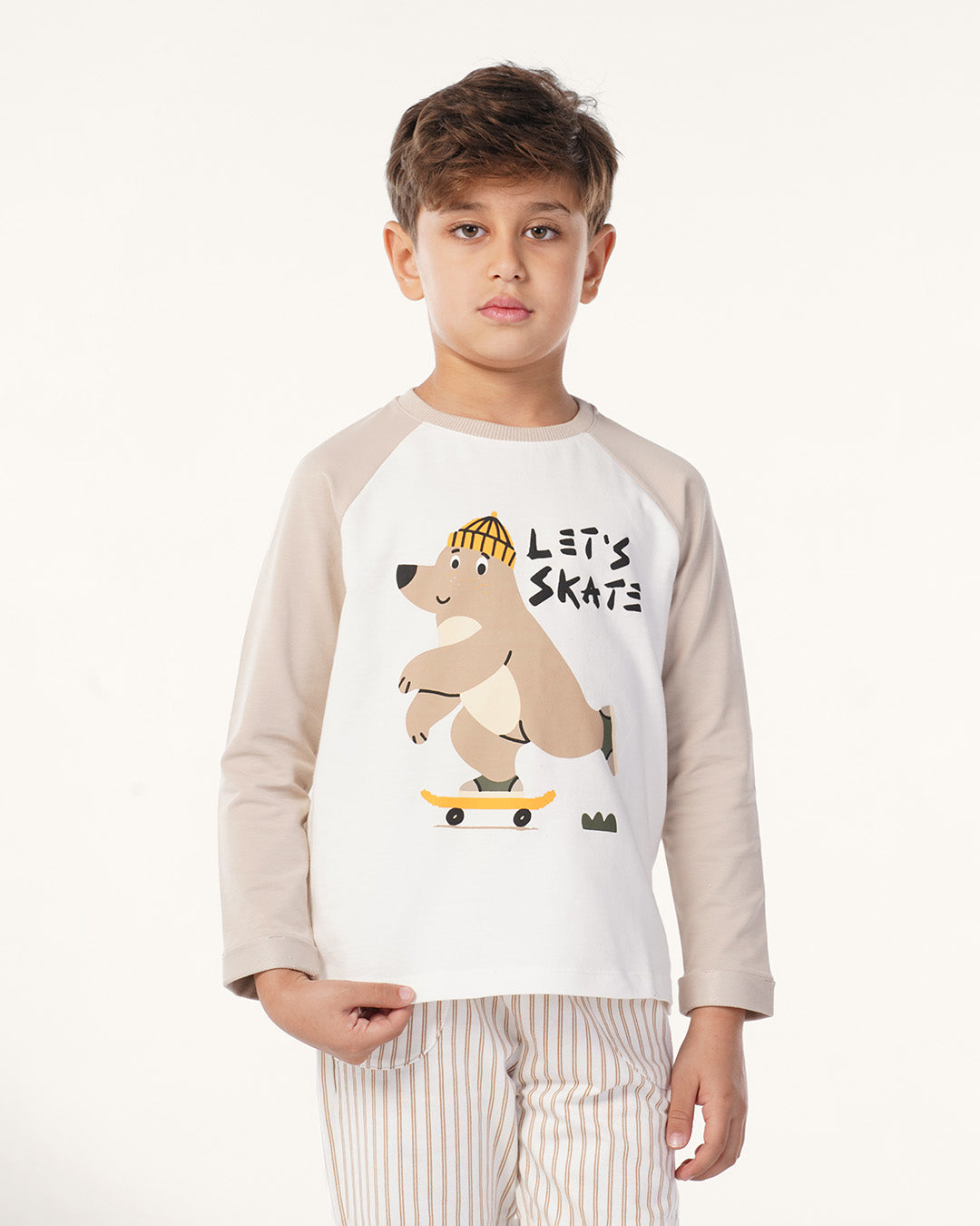 بيجاما بنطلون سمر ميلتون مخطط كُم رَجلان