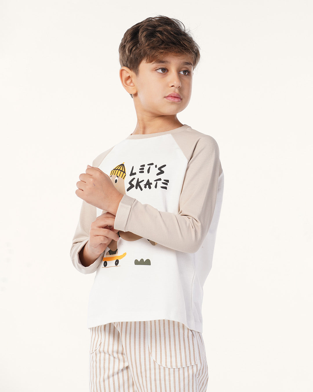 بيجاما بنطلون سمر ميلتون مخطط كُم رَجلان