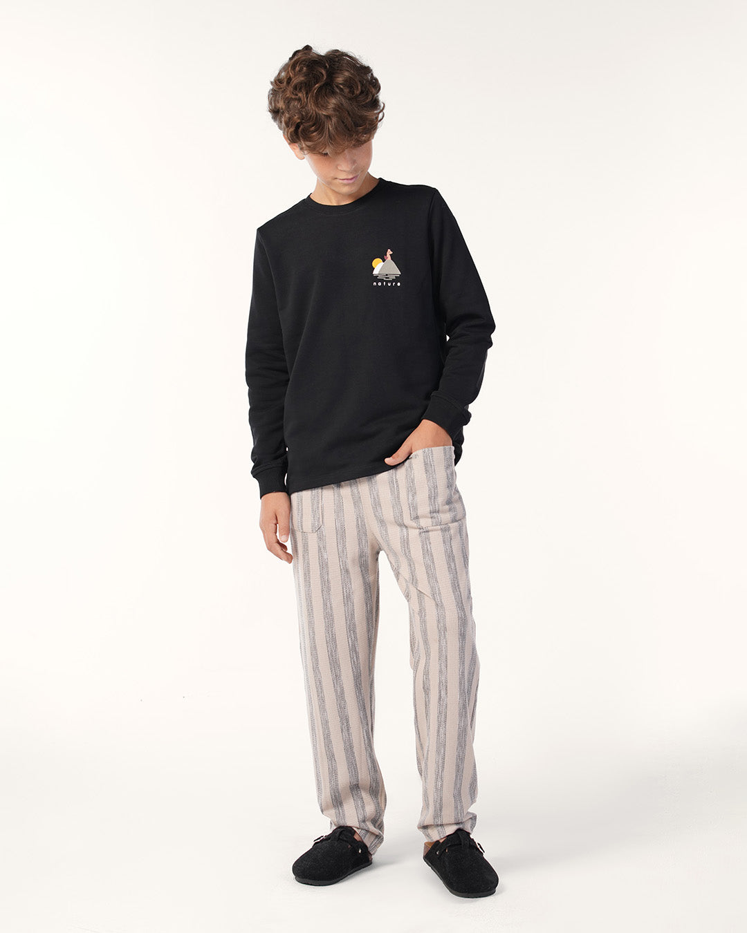 بيجاما بنطلون جاكارد و توب كُم طويل ثعلب