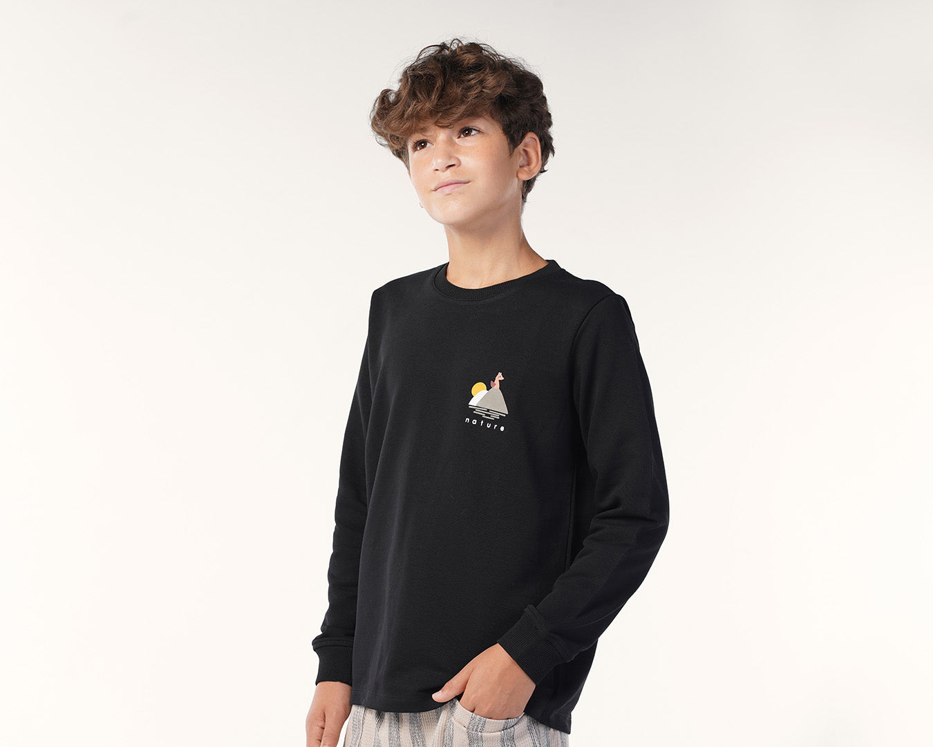 بيجاما بنطلون جاكارد و توب كُم طويل ثعلب