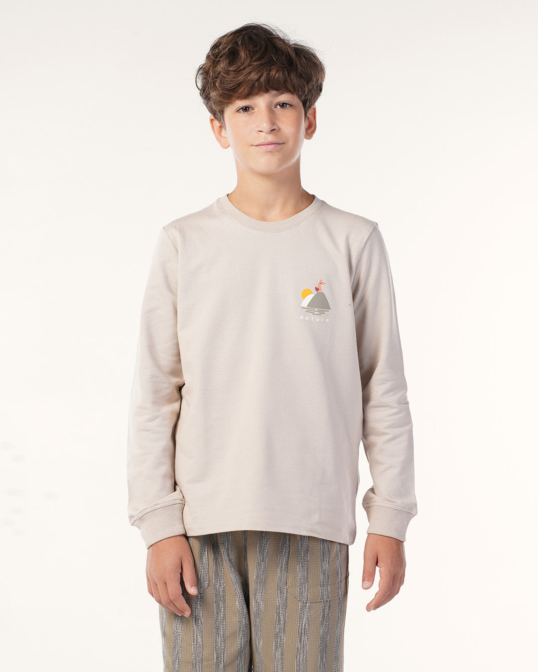 بيجاما بنطلون جاكارد و توب كُم طويل ثعلب