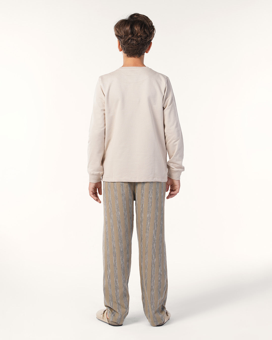 بيجاما بنطلون جاكارد و توب كُم طويل ثعلب