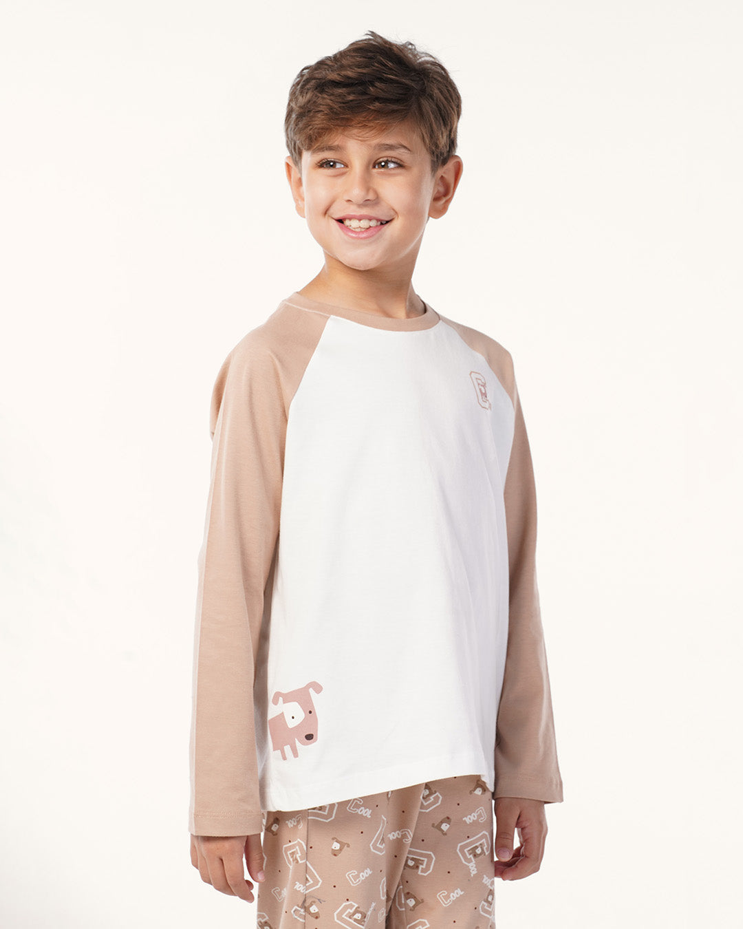 بيجاما بكم رجلان و بنطلون قطن