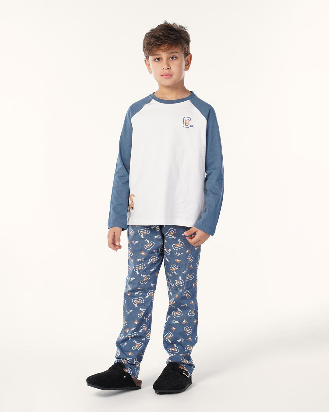 بيجاما بكم رجلان و بنطلون قطن