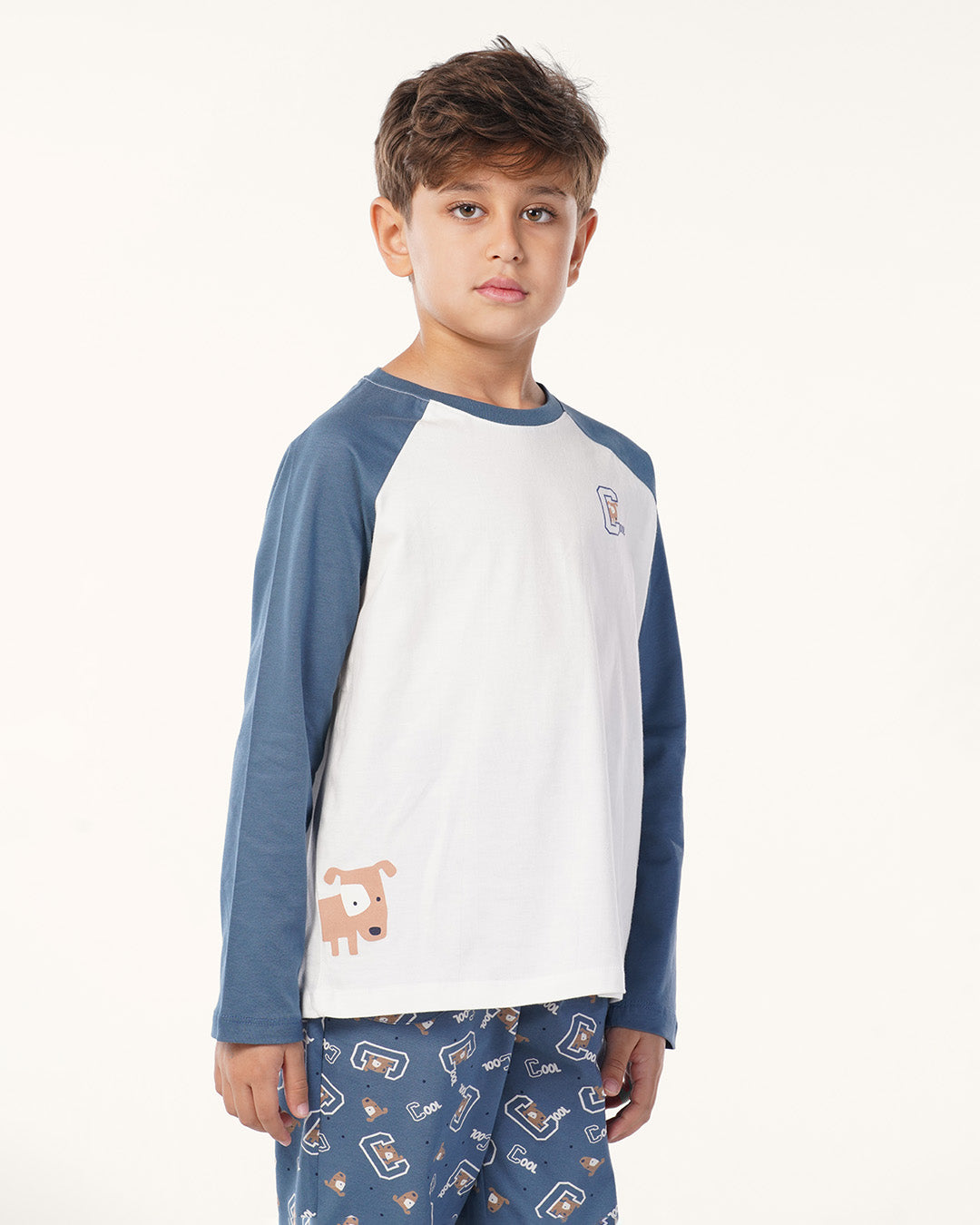 بيجاما بكم رجلان و بنطلون قطن