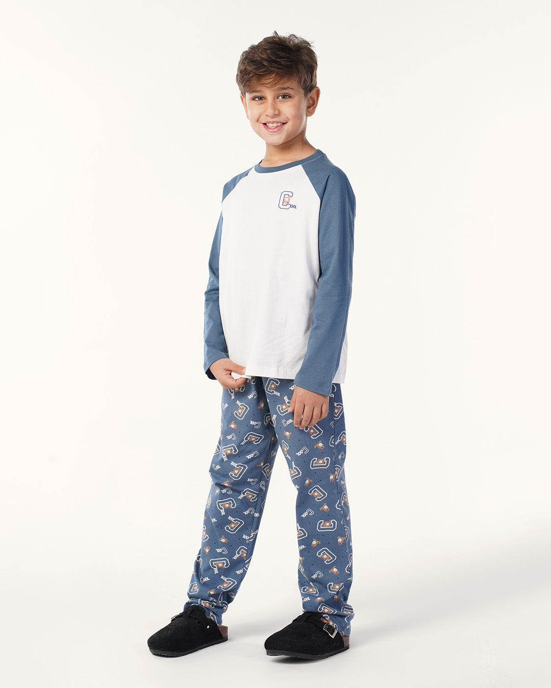 بيجاما بكم رجلان و بنطلون قطن