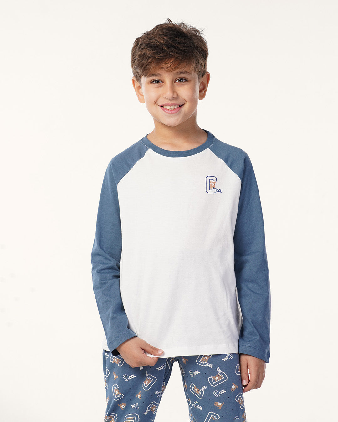 بيجاما بكم رجلان و بنطلون قطن